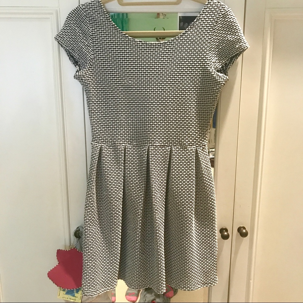 Eight Sixty Black and White Dot Dress